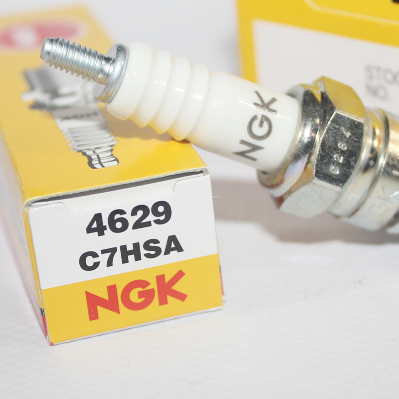 NGK火花塞C7HSA适用夜莺CA250 CBT125 250春兰虎大地鹰王1137铃鹿