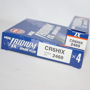 NGK铱金火花塞CR6HIX适用A6TC A6RTC C6HSA CR6HSA天剑125 U20FS-