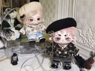 【现货】小夜猫棉花娃娃娃衣小西装20cm娃衣套装现货娃娃衣服