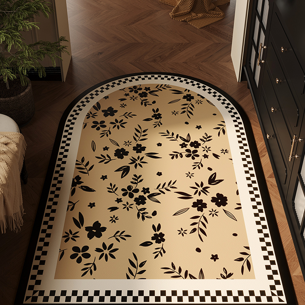 DMF法式轻奢入户地垫pvc可擦免洗