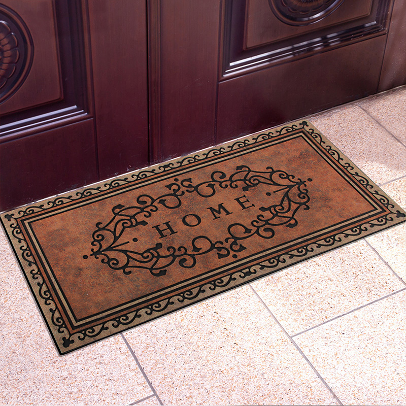 室外加厚长条地垫门垫门厅脚垫欧式入户门大门口地垫橡胶防滑垫
