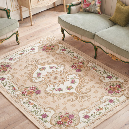 北欧客厅地毯茶几毯欧式卧室地毯床边毯简约现代沙发书房垫