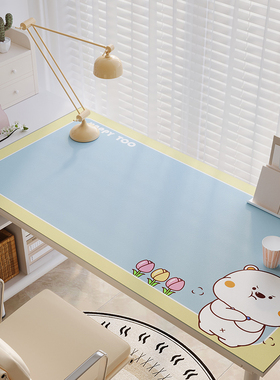 正版ip卡通儿童桌垫学生用皮革可爱写字台学习桌垫专用保护垫子