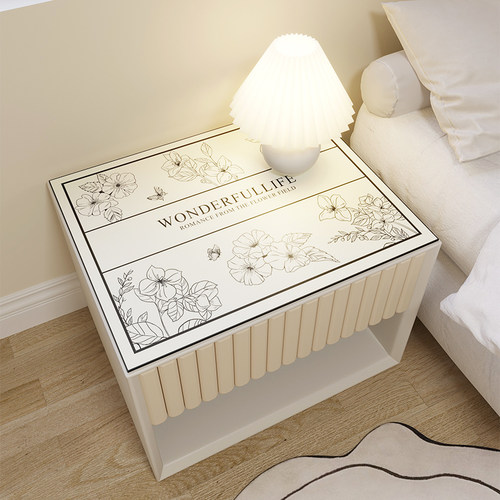 dmf床头柜盖垫防尘轻奢高级感