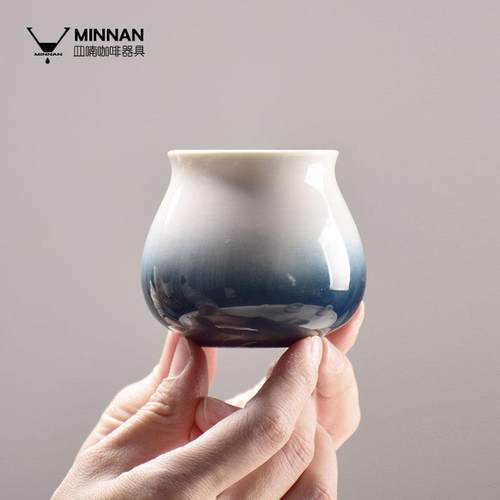 MINNAN手冲咖啡杯陶瓷品鉴杯意式风味浓缩感官闻香马卡龙色咖啡杯
