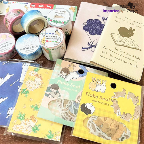 日本制Papierplatz手帐、贴纸