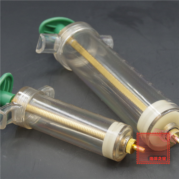 塑钢注射器 铜头注射器 针筒 品种齐全 教学器材 教学器械30m