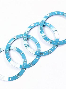 新款代用劳力士GMT水鬼SEA天蓝色手表数字刻度冰蓝色陶瓷表圈38mm