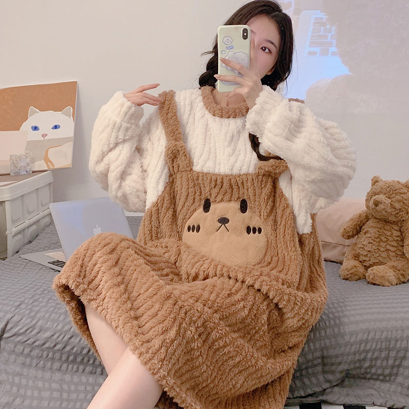 长毛绒提花绒加肥加大冬季宽松