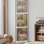 角柜落地三角形置物架客厅拐角收纳架多层厨房卧室墙角柜转角柜子