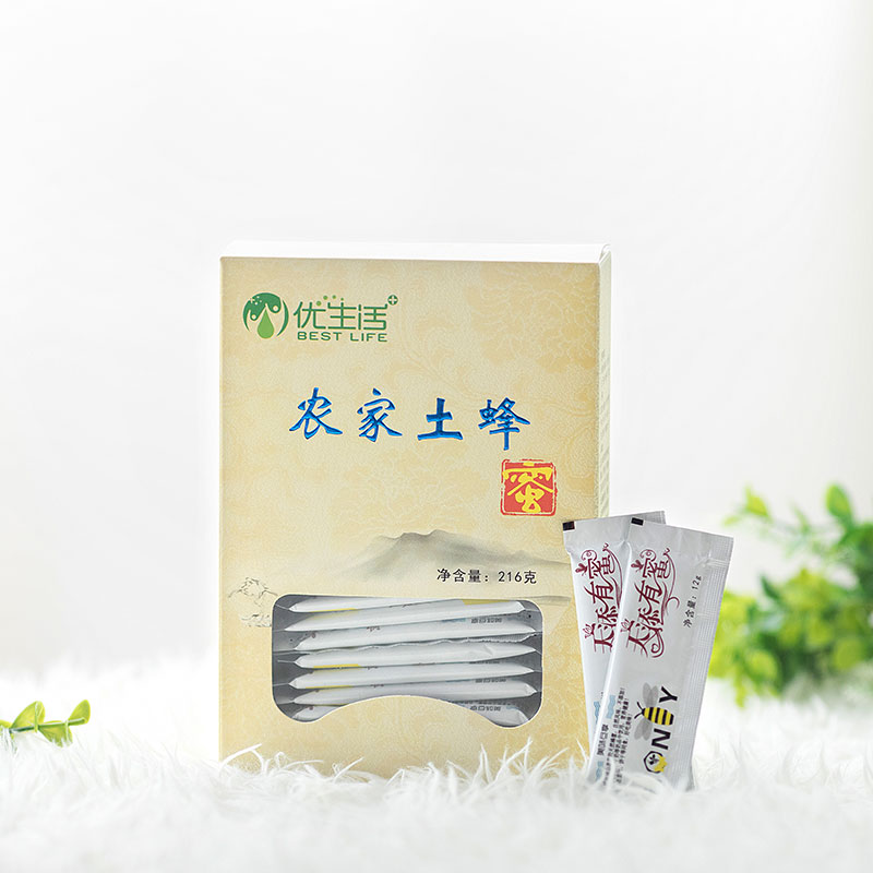 优生活纯正农家土蜂蜜天然野生袋装营养正品搭配羊奶粉