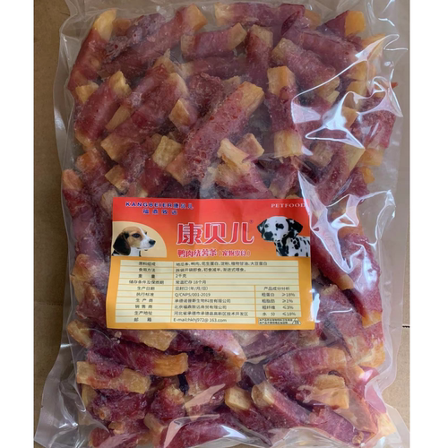 狗零食康贝儿鸭肉缠薯条成幼犬