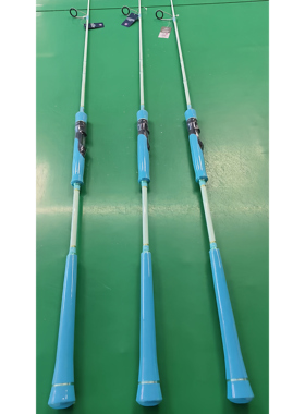 正腾灵羽全富士导环实心碳素一节半近海船钓轻型铁板慢摇杆