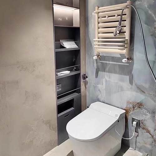 不锈钢柜子卫生间墙上收纳分层架