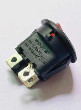 MR-6A-210-C5L-BR 船形开关圆形 10A 4脚2档 红灯