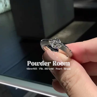 Powder Room·S925银戒指｜浩瀚星海之水星轨迹戒指指环