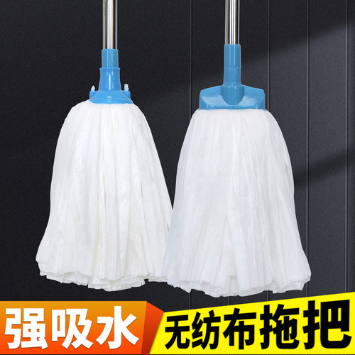 轻盈吸水无纺布拖把吸水不掉毛