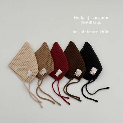 男女宝宝秋冬针织帽尖尖护耳帽