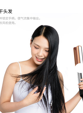 新110V吹风直发二合一卷发器多功能负离子电动沙龙电吹风造型HT01