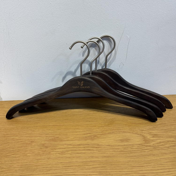 男士木质衣服裤子西服外套衣架高品质绅士衣架少量裤架