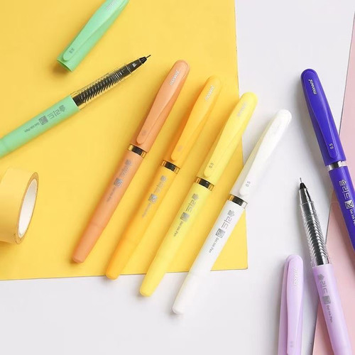 慕那美0.5针管走珠笔中性笔