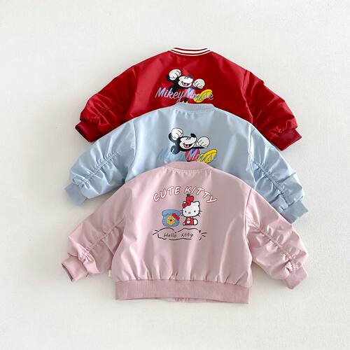 2026新款女童韩版棒球服外套