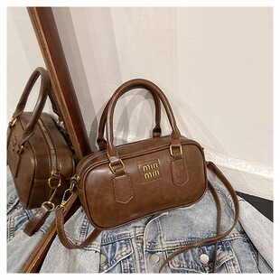 包包女新款韩国小众斜挎包百搭外出单肩包手提包高级保龄球小包