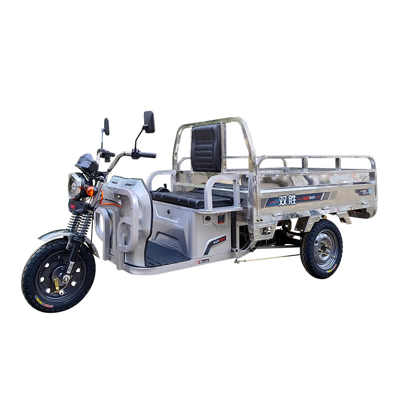 双胜不锈钢电动三轮车-胜云 - 实物图