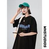 女装类目宽松半袖纯棉上衣t恤女士XZ405-1-T21-P25，女装T恤，星座405-1