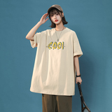女装类目夏2023女士t恤上衣短袖宽松半袖XZ405-1-T20-P25，女装T恤，星座405-1