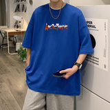 港风ins宽松短袖夏季新品男士大码半袖T恤XZ405-1-T15-P25，男装T恤，星座405-1
