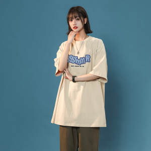 女装类目t恤女士夏装上衣短袖宽松半袖XZ405-1-T21-P25图片