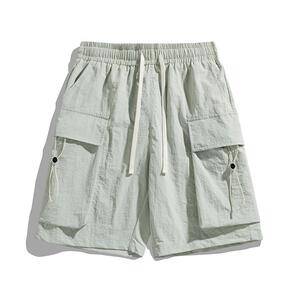 夏季工装短裤潮流速干多巴胺男宽松五分裤XZ405-1-K233-P35控58图片