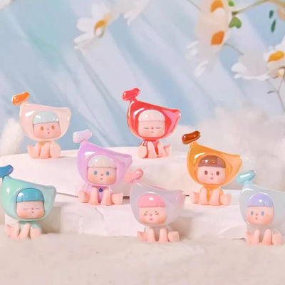 （明款）不二4.0蕉小可爱系列萌粒潮玩盲盒可爱摆件礼物盲袋