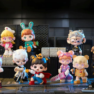 TNT特工队系列盲盒 TNTSPACE全明星一代dora Zoraa特攻队潮玩手办