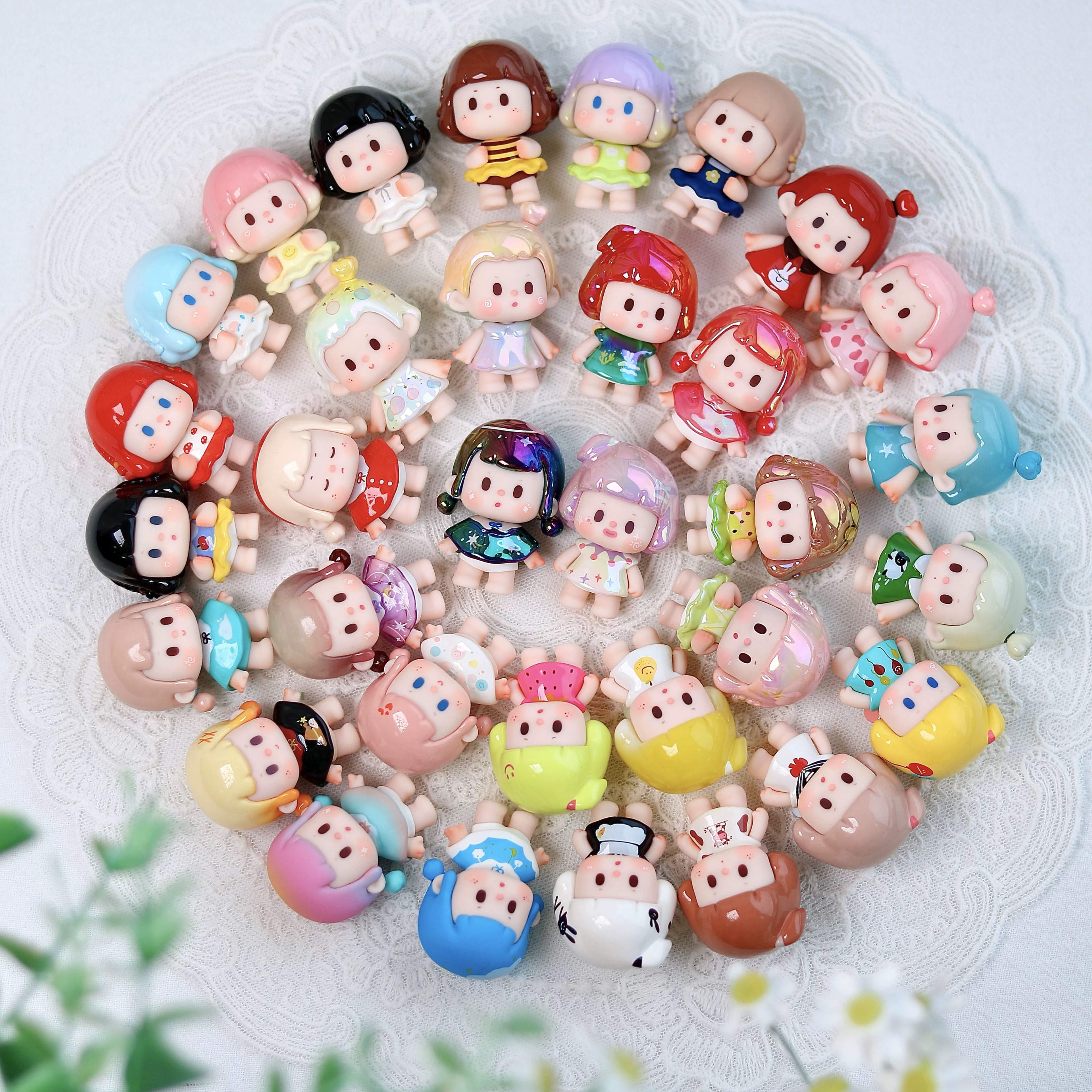 明款新品不二小时候盲盒可爱萌粒手办盲袋潮流女生日礼物桌面摆件