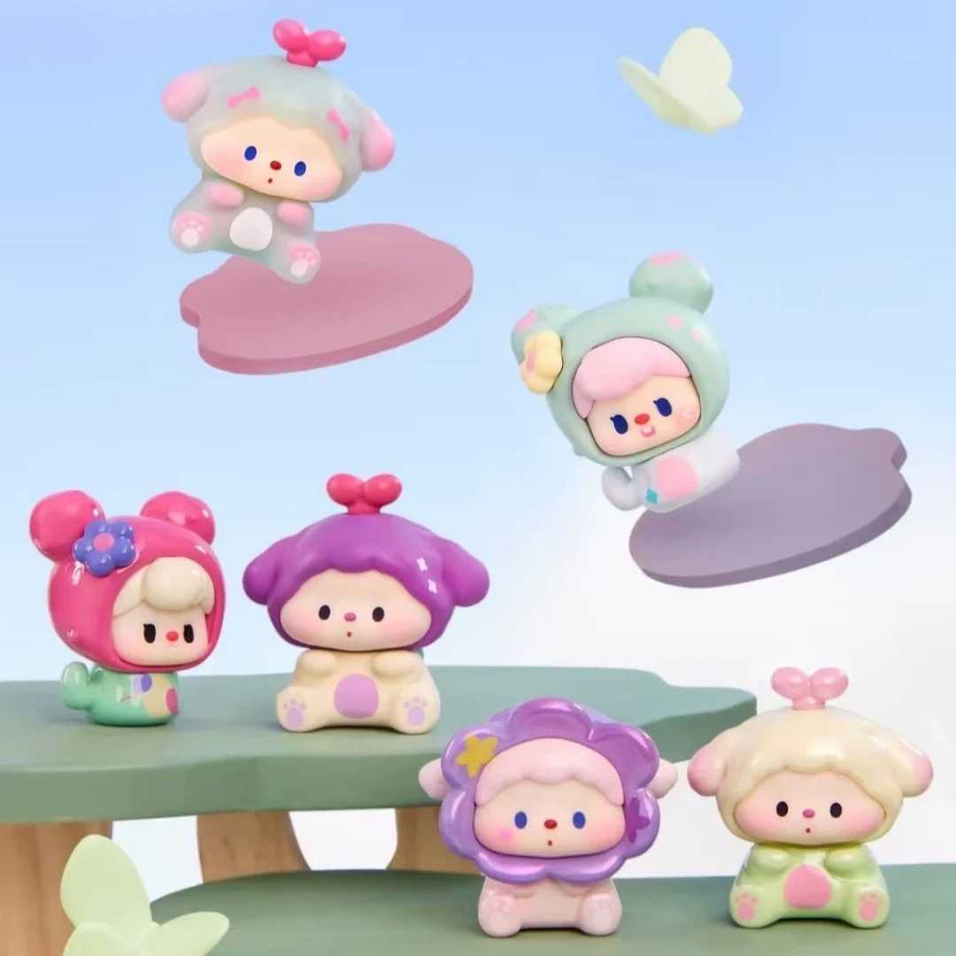 现货噜噜狗神奇种子小铺系列萌粒盲盒迷你可爱潮玩摆件手办礼物女