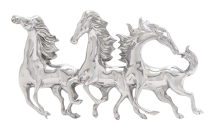 简约现代创意家居墙面金属马匹装饰壁挂 新家乔迁搬家礼品壁饰