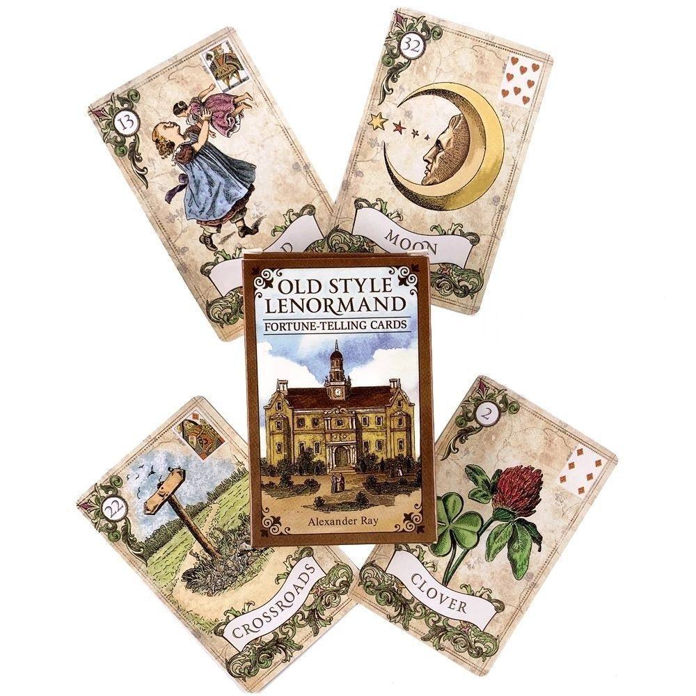 旧体利诺曼 Old Style Lenormand 旧式卡牌 英文复古风