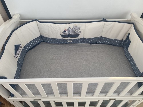 外贸尾单椭圆床床围婴儿床防风