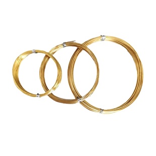 掐丝造型金色硬黄铜丝 182南贝diy手工H62绕线软铜线串珠饰品材料