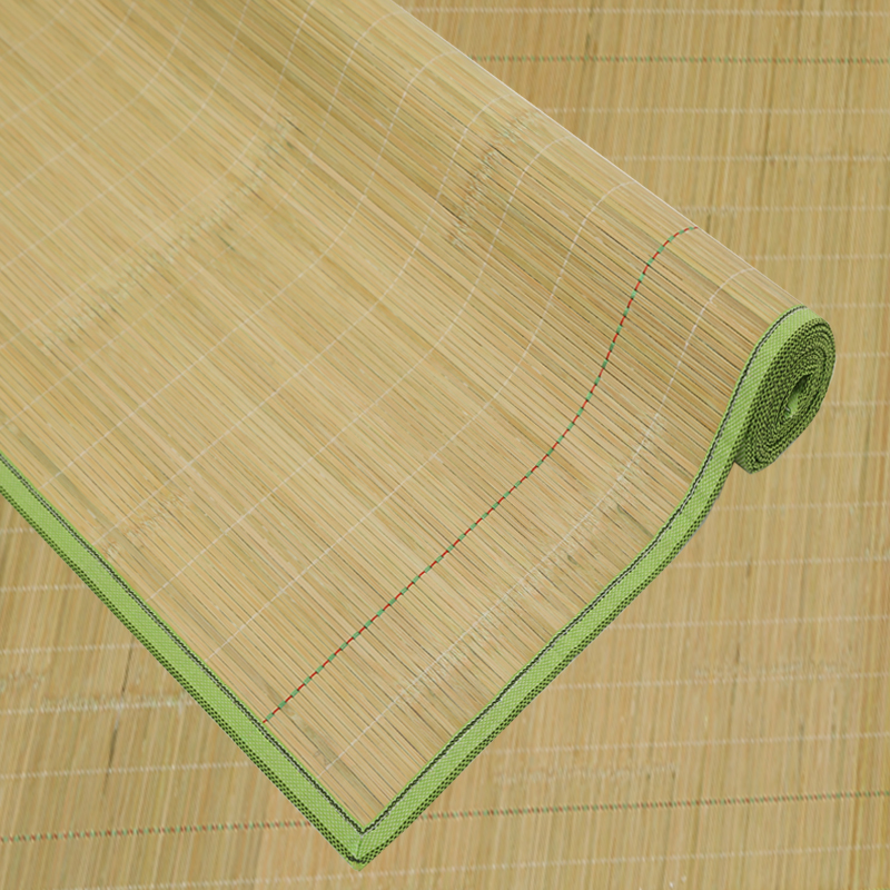 凉快天然竹青头层直筒竹席
