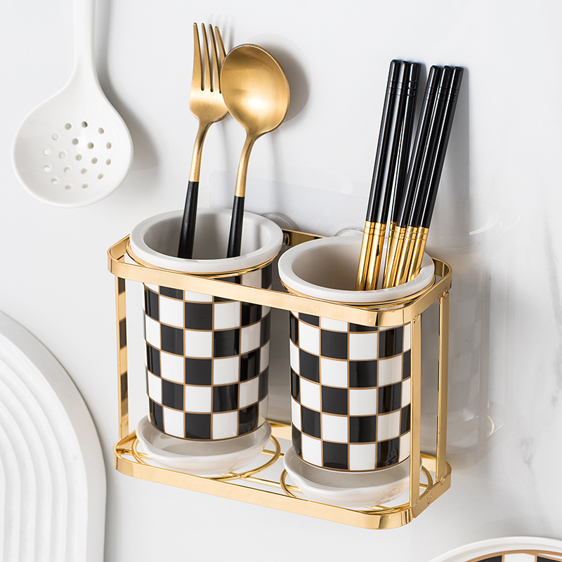 陶瓷沥水筷子筒筷篓筷盒