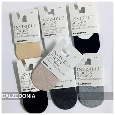 隐形袜CALZEDONIA纯棉硅胶防滑