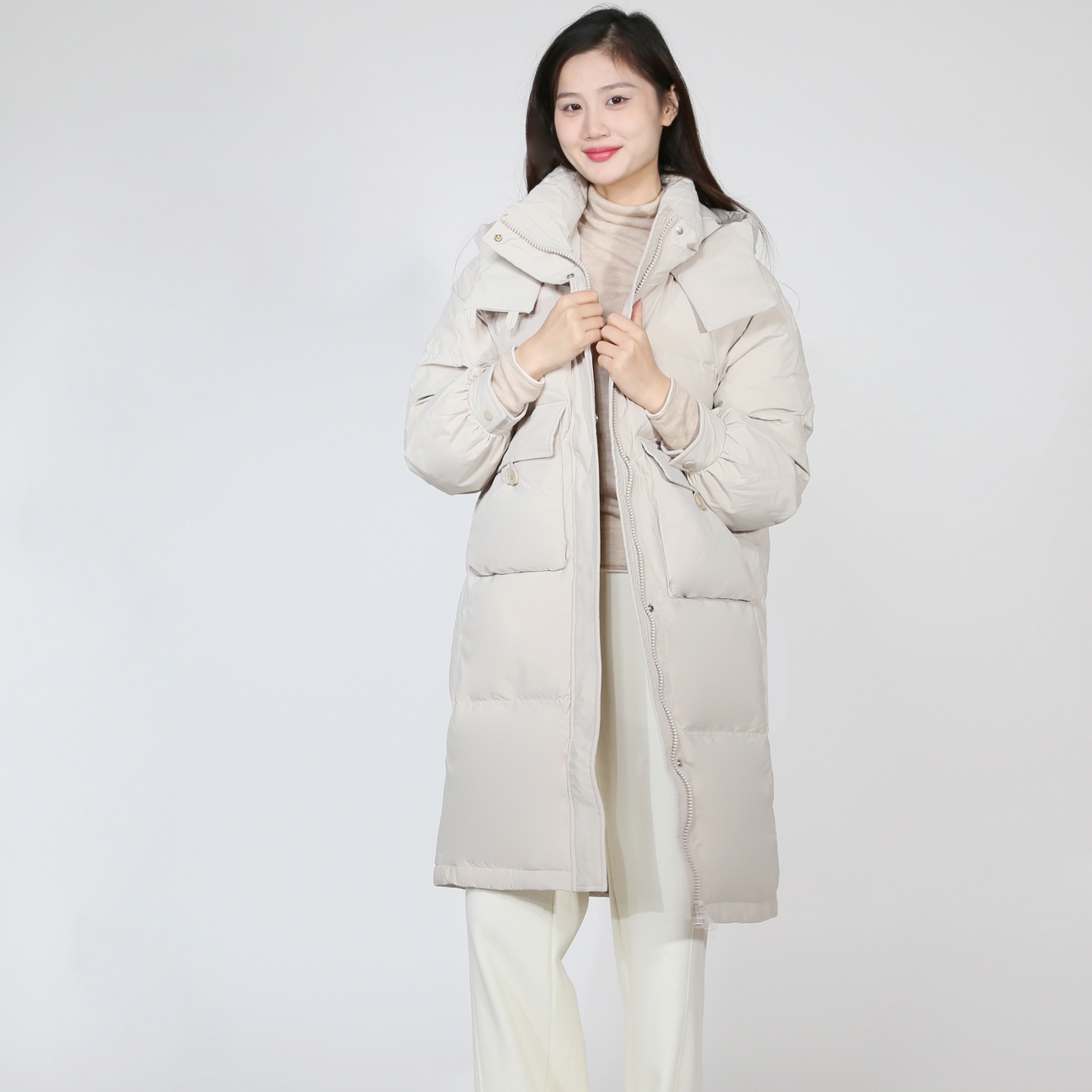 紫淑2025冬女装新品外套羽绒服