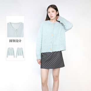 Basil 毛衫 紫淑2025秋商场同款 纽扣圆领长袖 女时尚 Sweet