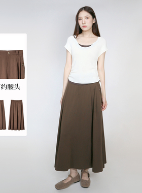 Sweet Basil/紫淑2025秋装新款商场同款时尚女长裙Z1GR43218A