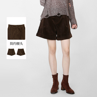 新品 紫淑2025冬女装 专柜同款 时尚 Sweet 通勤百搭短裤 Basil