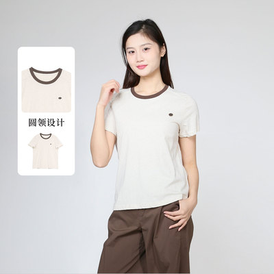紫淑夏季女简约百搭短袖T恤