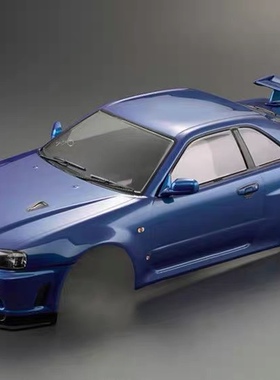 rc遥控模型车壳Killerbody KB GTRSkyline R34 1/10成品车壳195MM